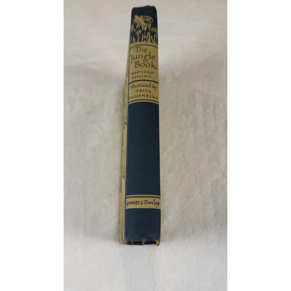 The Jungle Book Rudyard Kipling Fritz Eichenberg 1950 Grosset Dunlap HC‎